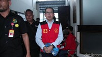 Joko Driyono (Jokdri) tiba di Pengadilan Negeri Jakarta Selatan, Selasa (18/6/2019).