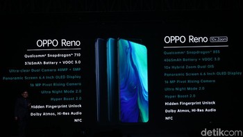 Fitur lengkap Oppo Reno series. Foto: Rifkianto Nugroho/detikINET