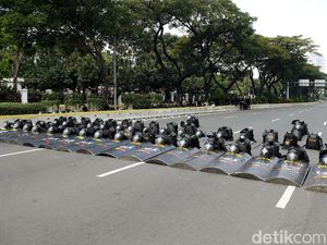 Marinir Hingga Brimob Bersiaga Amankan Istana Negara