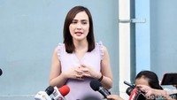 SHandy Aulia saat ditemui di studio Trans TV, Kapten Tendean, Jakarta Selatan pada Senin (16/6). Pool/Noel/detikFoto.