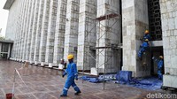 Dia menambahkan, tahapan proses lelang untuk renovasi Masjid Istiqlal dengan nilai total pekerjaan Rp577,88 miliar sudah selesai diilaksanakan.
