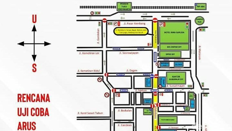 Begini Rekayasa Lalin Saat Uji Coba Malioboro Bebas Kendaraan Bermotor Begini Rekayasa Lalin Saat Uji Coba Malioboro Bebas Kendaraan Bermotor