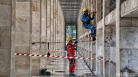 Pemerintah melakukan renovasi Masjid Istiqlal dengan total nilai pekerjaan sebesar Rp 577,88 miliar.