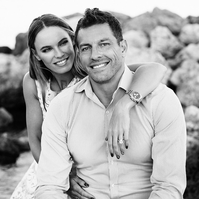 Pada November 2017, Caroline kembali mengumumkan pertunangan dengan atlet NBA David Lee.  Foto: Instagram @carowozniacki