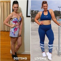 Ini pesona Kate Writer yang kini bangga punya tubuh curvy. Padahal di 2014, Kate diet mati-matian demi bisa punya tubuh ideal.  Foto: dok. Instagram @dedikated_lifestyle