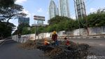 Jalan Setiabudi Tengah Ditutup untuk Pembangunan LRT