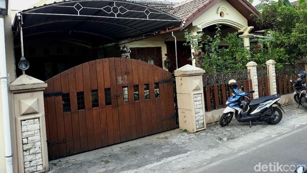 Rumah Wahyu Nugroho di Solo. 