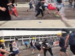 Potret Demonstran Hong Kong yang Tertib dan Jaga Kebersihan