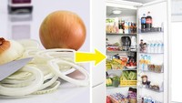 Kegiatan memotong bawang dapat menyebabkan mata perih dan berair. Agar terhindar dari hal tersebut, simpan bawang bombay didalam lemari pendingin selama 15 menit sebelum dipotong. Foto: Istimewa