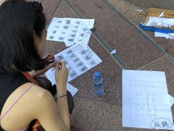 Potret Demonstran Hong Kong yang Tertib dan Jaga Kebersihan