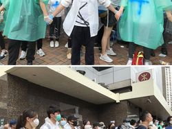 Potret Demonstran Hong Kong yang Tertib dan Jaga Kebersihan