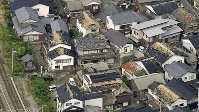 Begini Dampak Kerusakan Gempa M 6,7 di Jepang