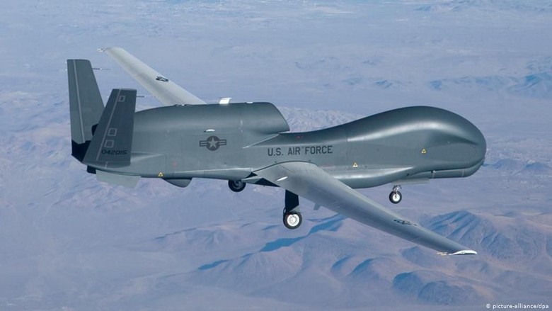 Iran Klaim Tembak Jatuh Drone AS di Teritorialnya Iran Klaim Tembak Jatuh Drone AS di Teritorialnya
