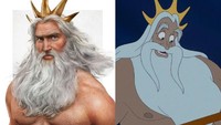 Nah, ini bukan bapaknya Aquaman melainkan Triton, ayah dari Ariel si Mermaid. Dok. Instagram/jirkavinse