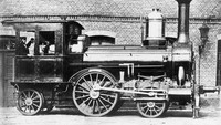 Seorang bernama August Borsig yang berasal dari berlin merancang mesin uap baru Pada tahun 1860 di German. Getty Images/Hulton Archive.