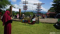 Pasar Van der Capellen berada di kawasan Benteng Van der Capellen. Benteng ini merupakan peninggalan Belanda semenjak tahun 1822. (Syanti/detikcom)