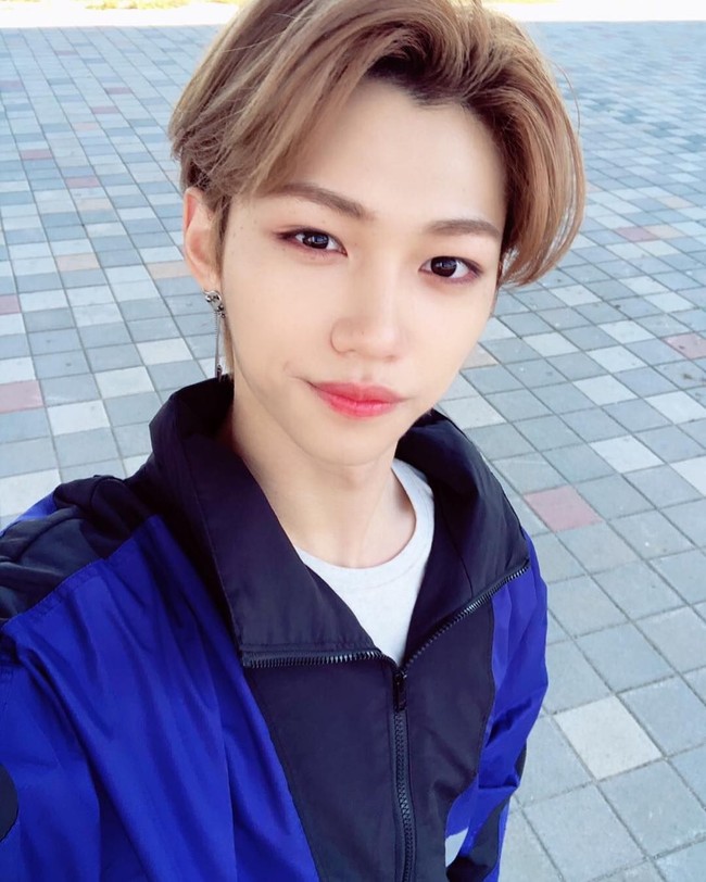 Ketika itu, Felix berada di urutan 43 dalam 100 Most Handsome Men of 2018. Foto: Instagram @realstraykids