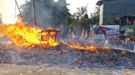 Foto: Tradisi Bakar Tongkang di Bagansiapiapi