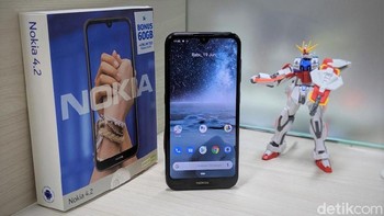 Nokia 4.2 dapat dibeli seharga Rp 2,299 juta. Foto: Adi Fida Rahman/detikINET
