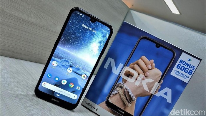 Nokia 4.2 Foto: Adi Fida Rahman/detikINET Nokia 4.2 Foto: Adi Fida Rahman/detikINET