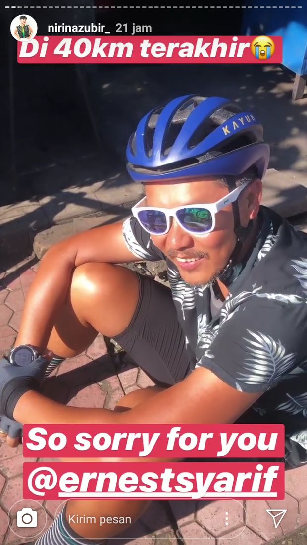 Cerita Nirina Zubir dan Suami Sukses Gowes Jakarta-Bali