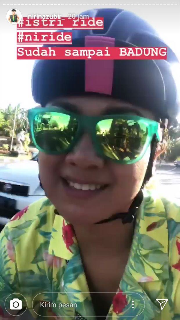 Sepedaan 1.200 Km Jakarta-Bali, Nirina Zubir Sedih Suami Tak Sampai Finish
