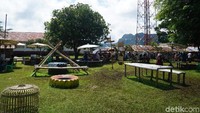 Sejak September 2018, setiap hari Minggu ada pasar kuliner dengan ragam makanan khas Minang. Pasar ini buka pukul 07.00-12.00 WIB (Syanti/detikcom)