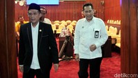 Direktur Utama Bulog Budi Waseso hadir di DPR untuk ikut serta dalam rapat dengar pendapat bersama Komisi IV DPR.