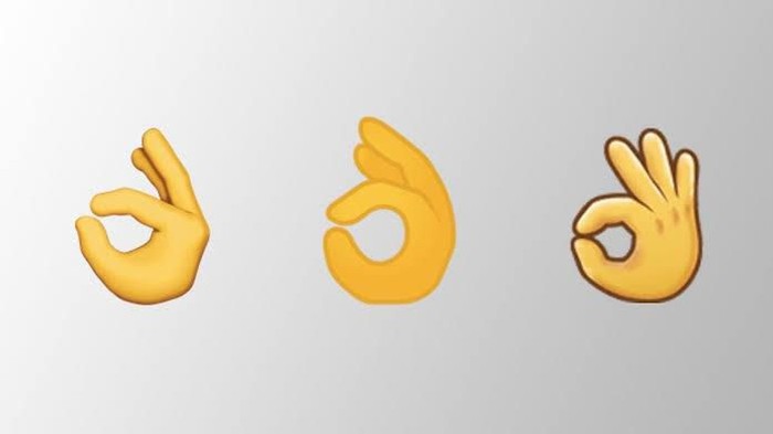 Emoji oke. Foto: istimewa Emoji oke. Foto: istimewa