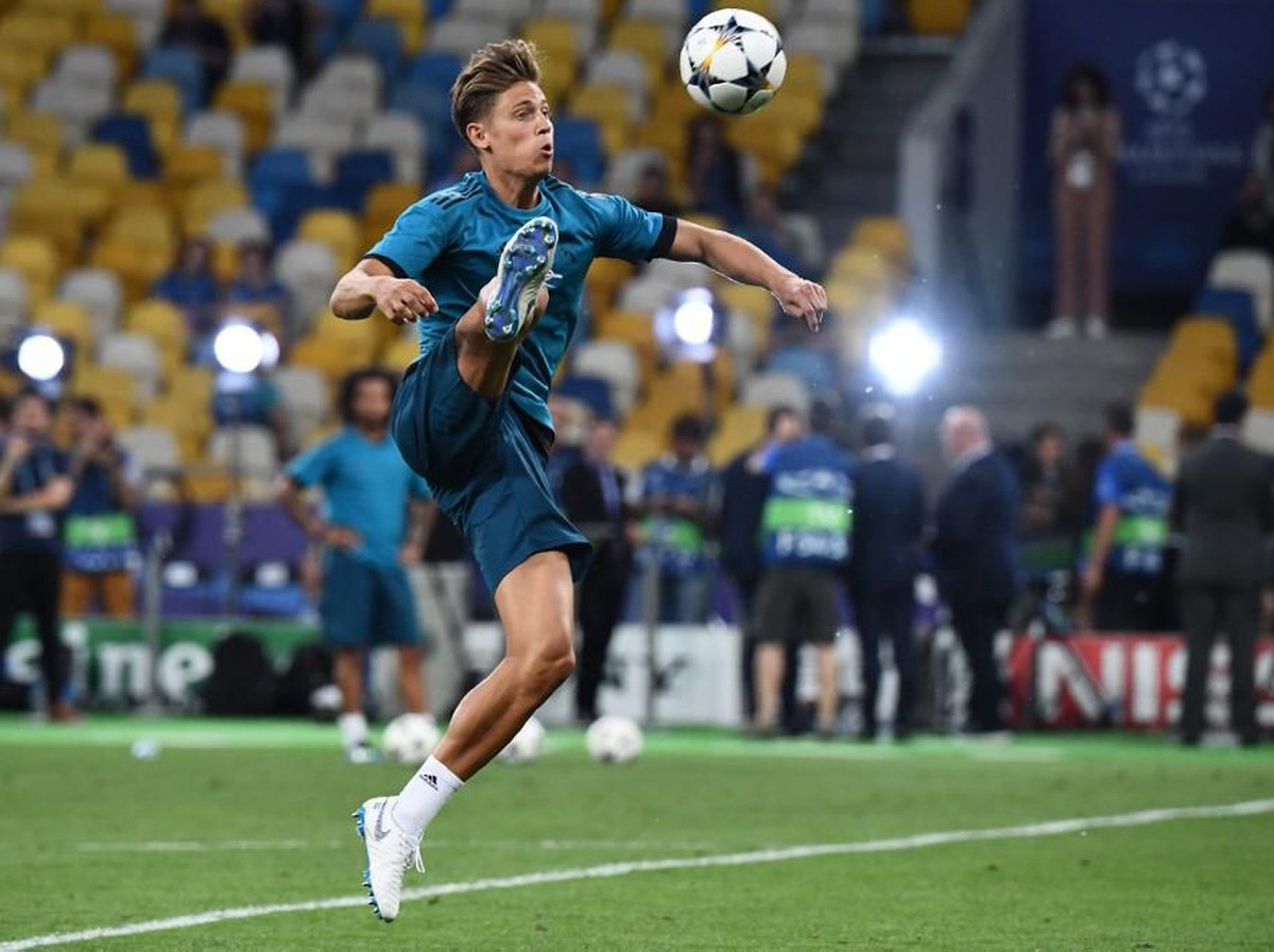 Marcos Llorente bergabung Atletico Madrid dari Real Madrid. (Foto: Franck Fife / AFP)