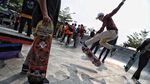 Antusias Anak Muda Rayakan Hari Skateboard Sedunia di Kalijodo