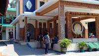 Tampak beberapa awak media sudah mulai berdatangan di masjid tersebut. Ristu Hanafi/detikcom