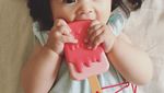 Gemasnya! Gaya Makan Baby Chanco, Bayi yang Viral karena Rambut Super Tebal