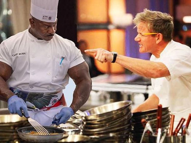Meme Menggelitik Chef Rush yang Berbadan Besar Seperti Binaragawan