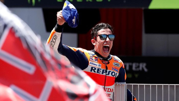 Marc Marquez mulai meninggalkan rival-rivalnya di klasemen kejuaraan dunia MotoGP. (Foto: Albert Gea / Reuters)