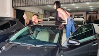 Lucinta Luna ingin memodifikasi interior mobil Camry miliknya. Istimewa/Lucinta Luna.