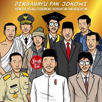 Ilustrasi Ini Ungkap Tentang Jokowi, Dari Nama Mulyono Hingga Presiden RI