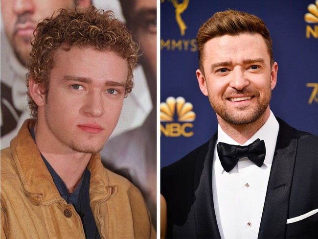 Justin Timberlake memang tidak bermain serial atau film di tahun 2000an. Namun sebagai personel N Sync, pria yang dulu punya ciri khas rambut keriting tersebut banyak digilai wanita. Kini Justin melanjutkan kariernya sebagai penyanyi solo dan pemain film. Foto: Istimewa/Getty Images