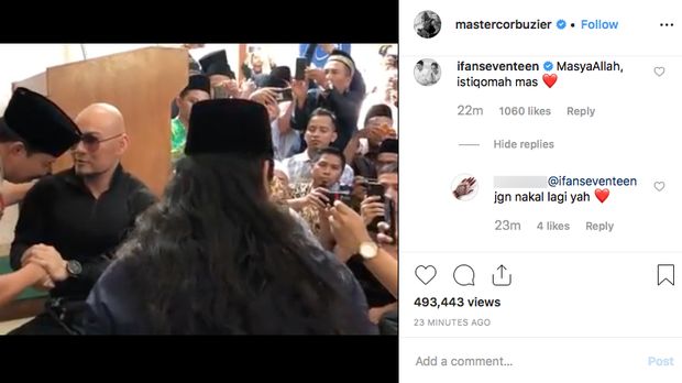 Doakan Deddy Corbuzier, Ifan 'Seventeen' Diingatkan Salat di Mushola