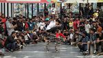 Antusias Anak Muda Rayakan Hari Skateboard Sedunia di Kalijodo