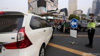 Penutupan jalan itu terkait dengan penyelenggaraan perayaan HUT DKI Jakarta ke-492 di kawasan Bundaran HI.