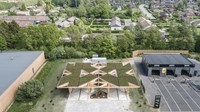 Stasiun pengisian listrik ini ada di Denmark dan rencananya juga dibangun di Swedia dan Norwegia. Istimewa/Dok. Inhabitat.