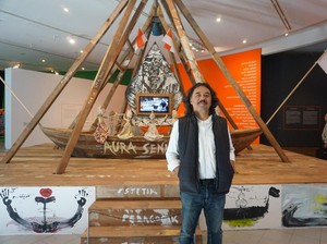 Tisna Sanjaya Sandingkan Pancasila dan Khilafah di Galeri Nasional Australia