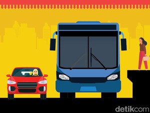 Mimpi RI Punya Transportasi Gabungan Bus Dengan LRT
