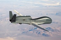 FILE PHOTO: An undated U.S. Air Force handout photo of a RQ-4 Global Hawk unmanned (drone) aircraft.  U.S. Air Force/Bobbi Zapka/Handout/Files via REUTERS.  THIS IMAGE HAS BEEN SUPPLIED BY A THIRD PARTY.