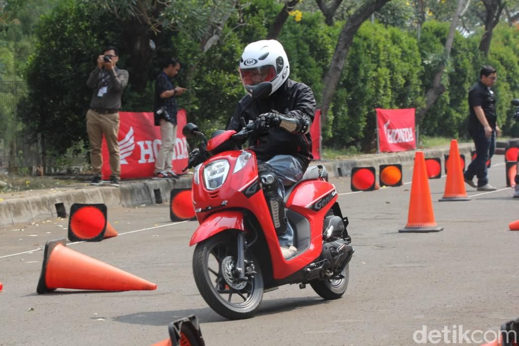 Test Ride Honda Genio di Jakarta, Jumat (21//6/2019).