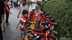 Melihat Suasana di Bundaran HI Jelang Malam Perayaan HUT DKI