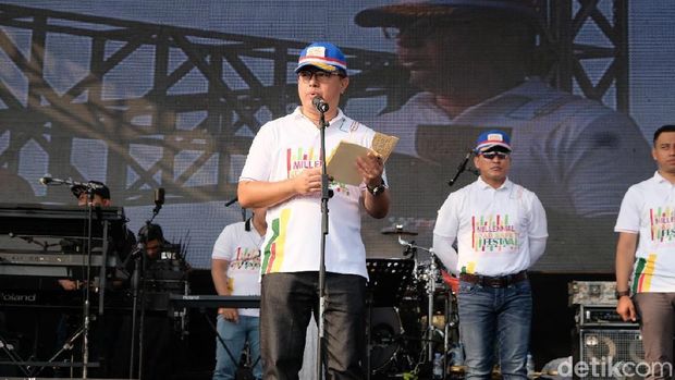 Bersama Ribuan Rider Milenial, Polda Banten Ajak Anti Rusuh Usai Pemilu