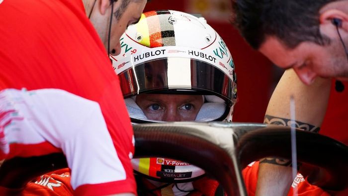 Sebastian Vettel akan memulai balapan GP Prancis dari posisi ketujuh (Foto: Vincent Kessler/Reuters)