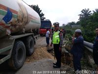 Ini Titik Jalan Nasional yang Rusak di Kabupaten Kampar Riau